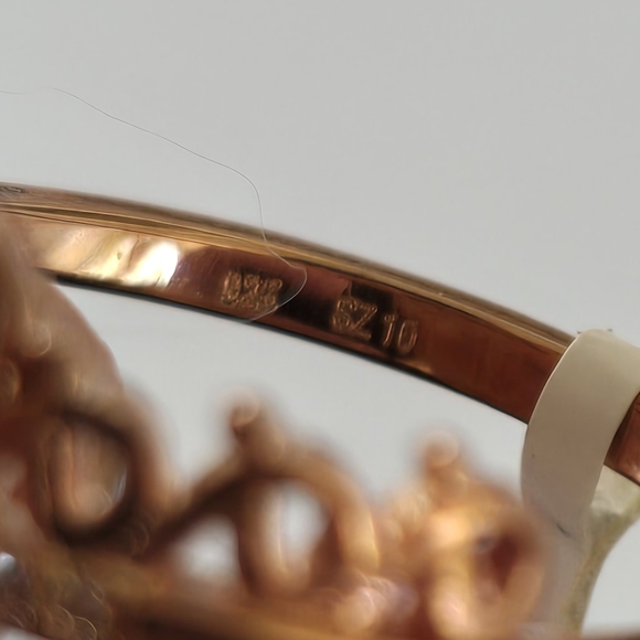 👑 Rose Gold Crown Ring by Charmed Aroma - Picture 7 of 10